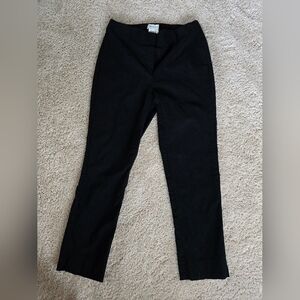 Stehmann womens black stretch career pants sz. M ? Cropped
